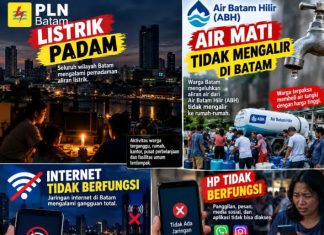 Listrik Padam Seharian di Batam, Aktivitas Usaha Terganggu